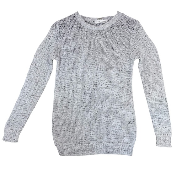 Casual Corner Gray Textured Knit Long Sleeve Pullover - Picture 5 of 11